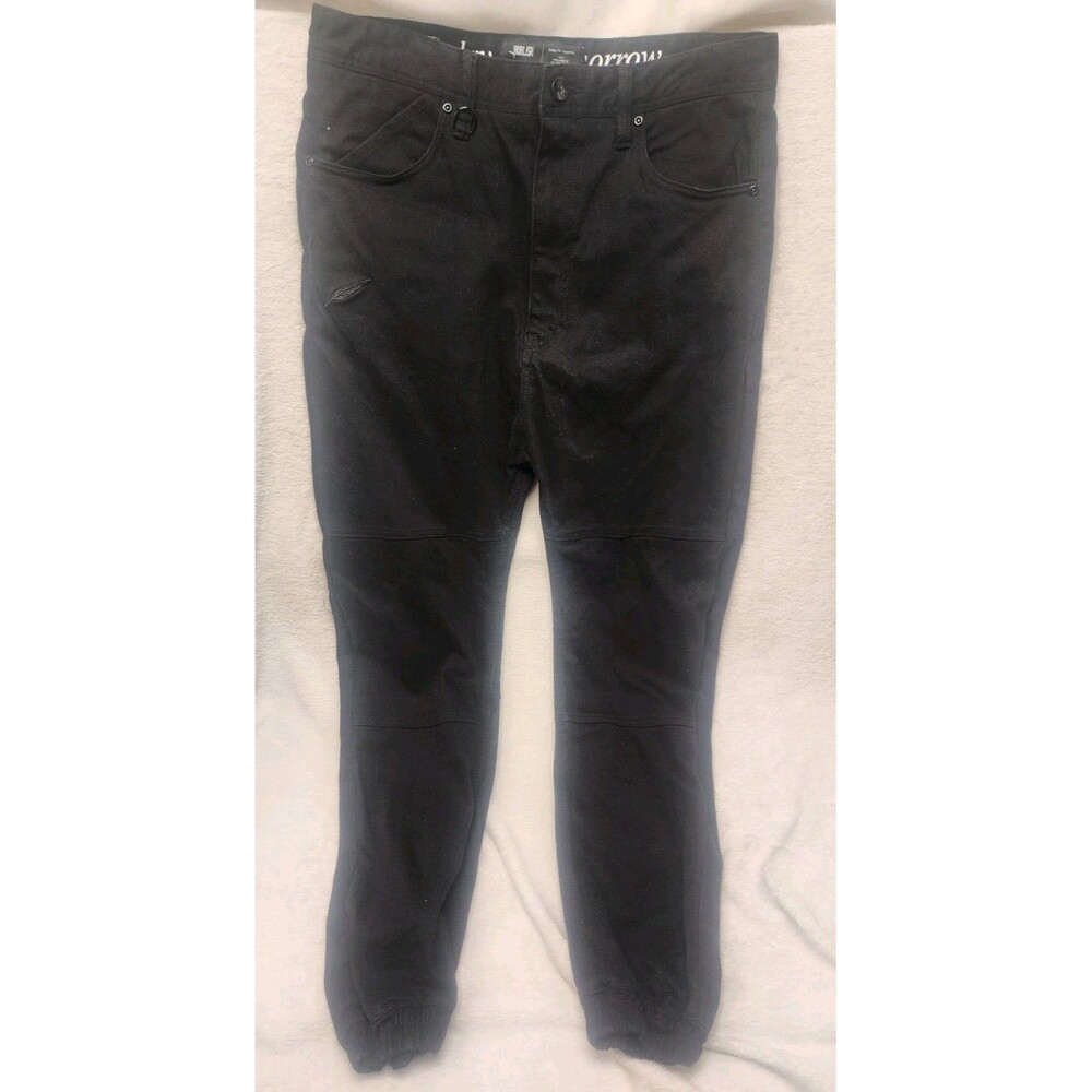 Publish Today For Tomorrow Black Pants Joggers Sz 32